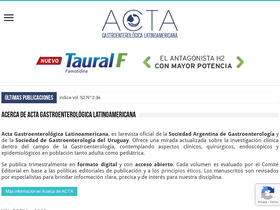 'actagastro.org' screenshot