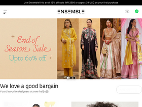 'ensembleindia.com' screenshot