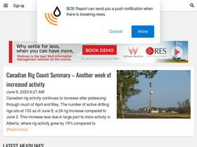 'boereport.com' screenshot