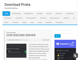 'downloadpirate.com' screenshot