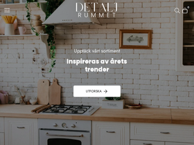 Detaljrummet homepage screenshot