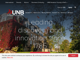 'unb.ca' screenshot