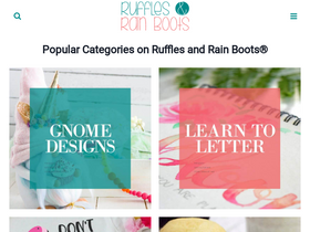 'rufflesandrainboots.com' screenshot
