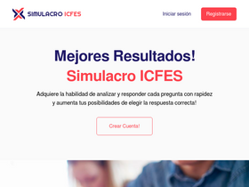 'simulacroicfes.com' screenshot