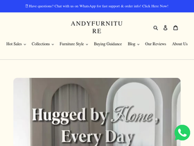 andyfurniture.com homepage screenshot