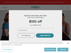 INNOVO homepage screenshot