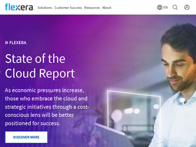 'flexera.com' screenshot
