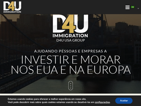 'd4uimmigration.com' screenshot