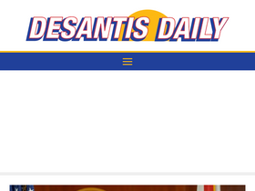 'desantisdaily.com' screenshot