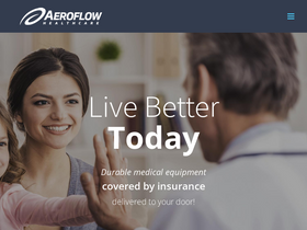 'aeroflowinc.com' screenshot