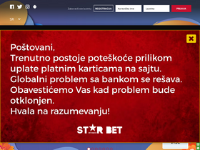 'starbet.rs' screenshot