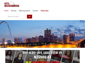 'stlmugshots.com' screenshot