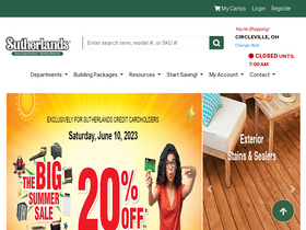 'sutherlands.com' screenshot