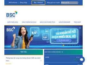 'bsc.com.vn' screenshot