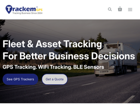 trackem.com homepage screenshot