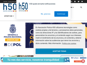 'h50.es' screenshot