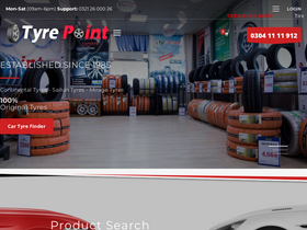 'tyrepoint.pk' screenshot