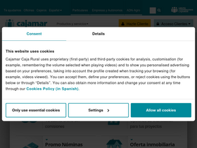 'cajamar.es' screenshot