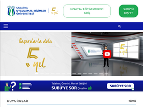 'subu.edu.tr' screenshot