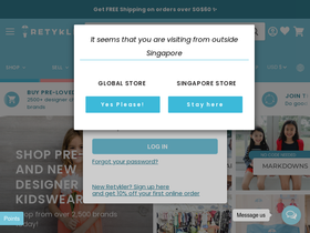Retykle homepage screenshot