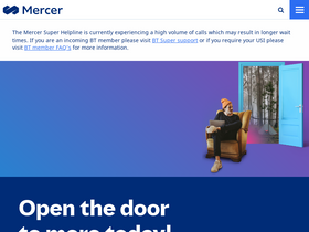 'mercerfinancialservices.com' screenshot