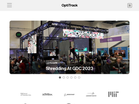'optitrack.com' screenshot