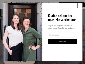 'dowjanes.com' screenshot