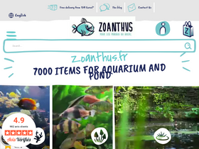 'zoanthus.fr' screenshot