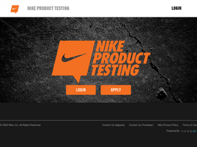 Nike product 2025 testing login