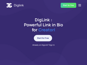 'diglink.id' screenshot