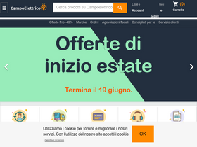 'campoelettrico.it' screenshot