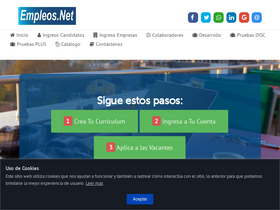'empleos.net' screenshot