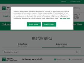'arval.co.uk' screenshot