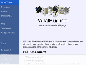 'whatplug.info' screenshot