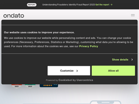 'ondato.com' screenshot