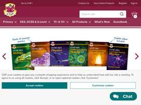 'cgpbooks.co.uk' screenshot