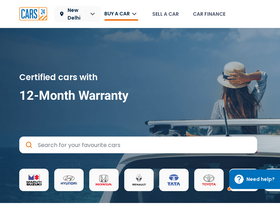 'cars24.com' screenshot
