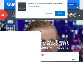 'politicalflare.com' screenshot