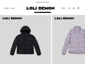 lolidemon.com homepage screenshot