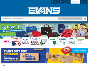 'evans-mfg.com' screenshot