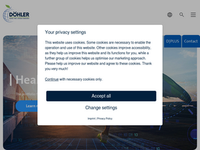 'doehler.com' screenshot