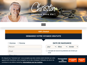 'christin-voyance.com' screenshot