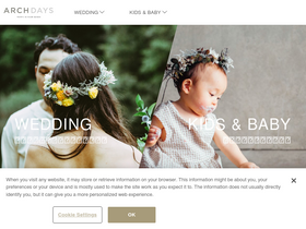 'archdays.com' screenshot