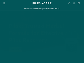 pilescare.co.uk homepage screenshot