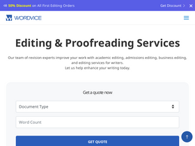 'wordvice.com' screenshot