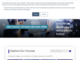 'stanleycollege.edu.au' screenshot