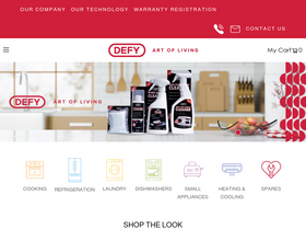 'defy.co.za' screenshot