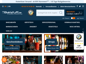 'barstuff.de' screenshot