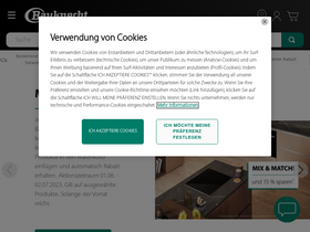 'bauknecht.de' screenshot
