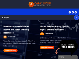 'valforex.com' screenshot